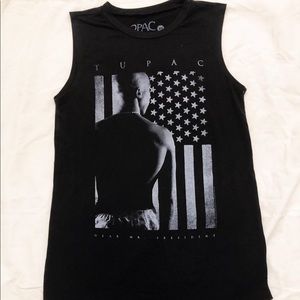 tupac sleeveless tank top